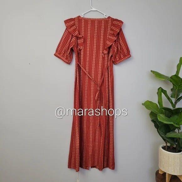 Christy Dawn The Darcy Dress Hibiscus Zinnia Stripe - Picture 5 of 7